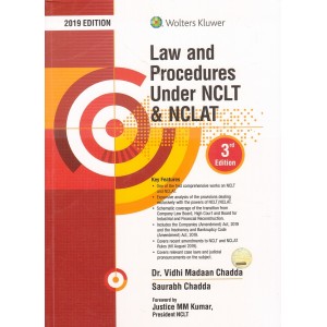 Wolters Kluwer's Law and Procedures Under NCLT and NCLAT By Dr. Vidhi Madaan Chadda, Saurabh Chadda